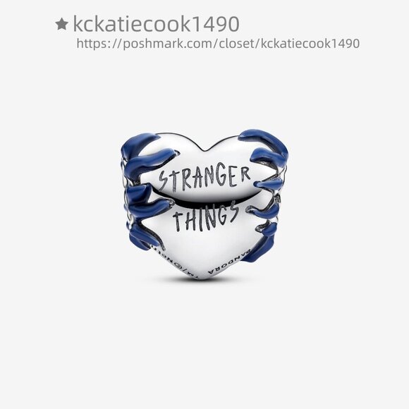 Pandora Stranger Things Glow-in-the-dark Heart Charm - Picture 2 of 7